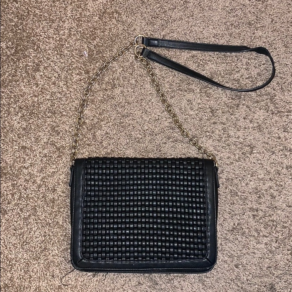 Forever 21 chain woven purse